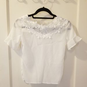White Lace Top